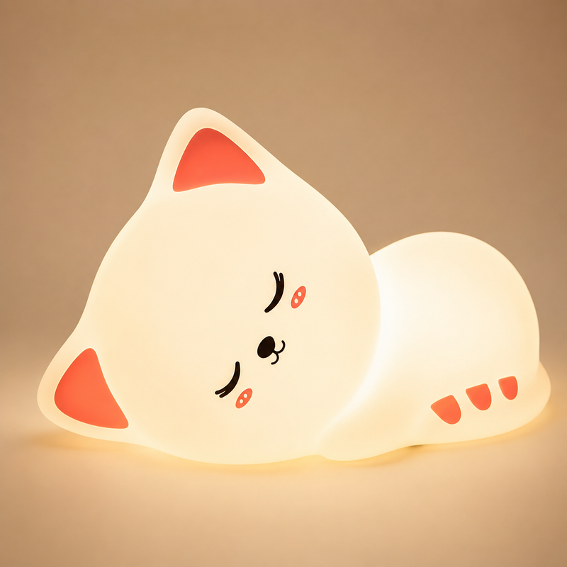 Veilleuse Chat Allongé