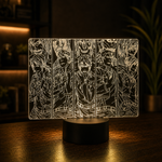 Lampe LED 3D – Le Poids de l'Héritage (SNK Multi-Panneaux)