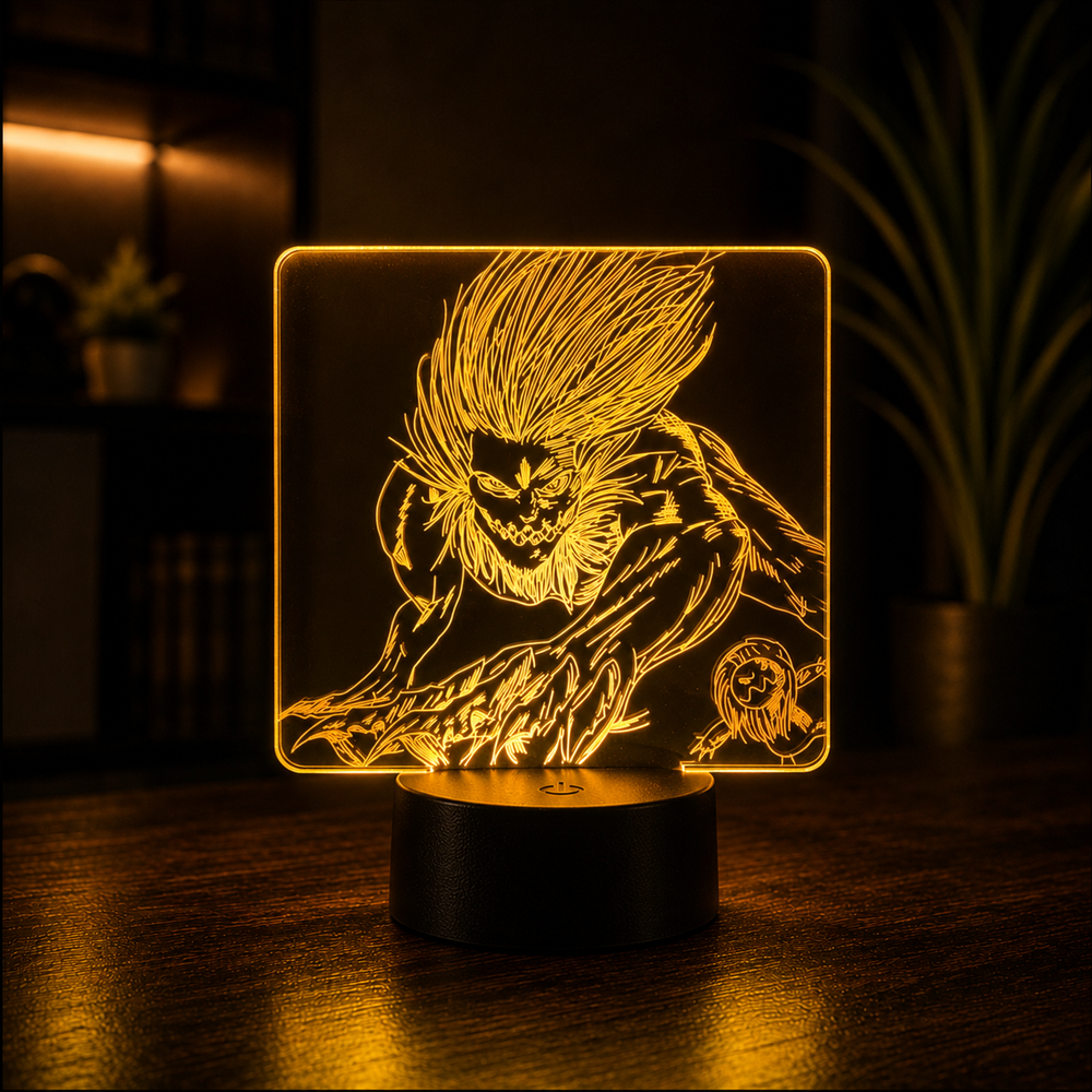 Lampe LED 3D – Le Poids de l'Héritage (SNK Multi-Panneaux)
