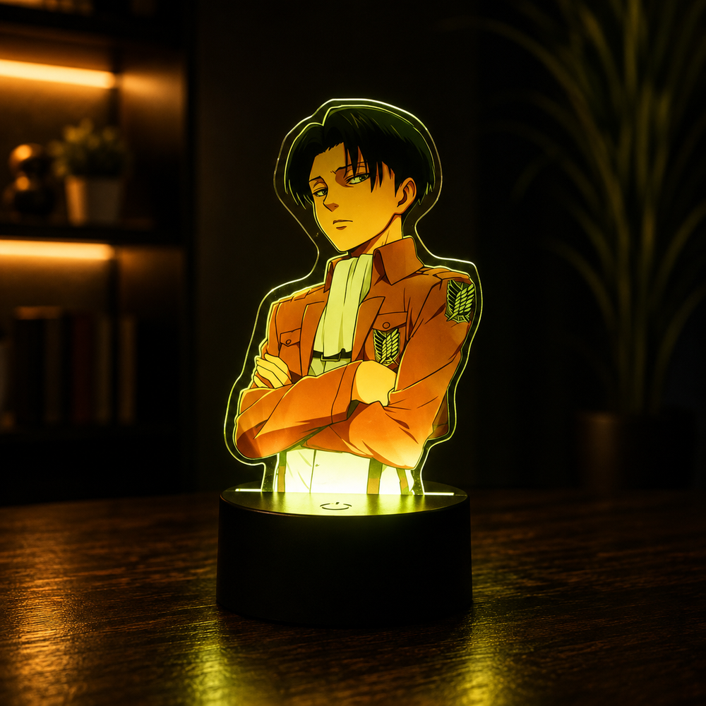 Lampe LED 3D Augmentée – Le Rêve de la Liberté (Édition L'Attaque des Titans)