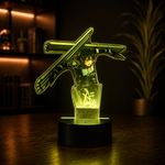 Lampe LED 3D Augmentée – Le Rêve de la Liberté (Édition L'Attaque des Titans)