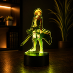 Lampe LED 3D Augmentée – Le Rêve de la Liberté (Édition L'Attaque des Titans)