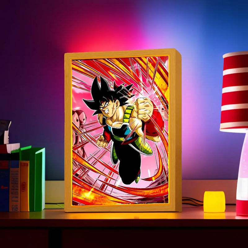 Cadre Lumina LED Dragon Ball Z — Édition Aura Saiyan
