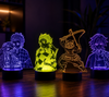 Lampe LED 3D – La Naissance d'un Pourfendeur (Demon Slayer)