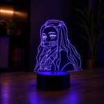 Lampe LED 3D – La Naissance d'un Pourfendeur (Demon Slayer)
