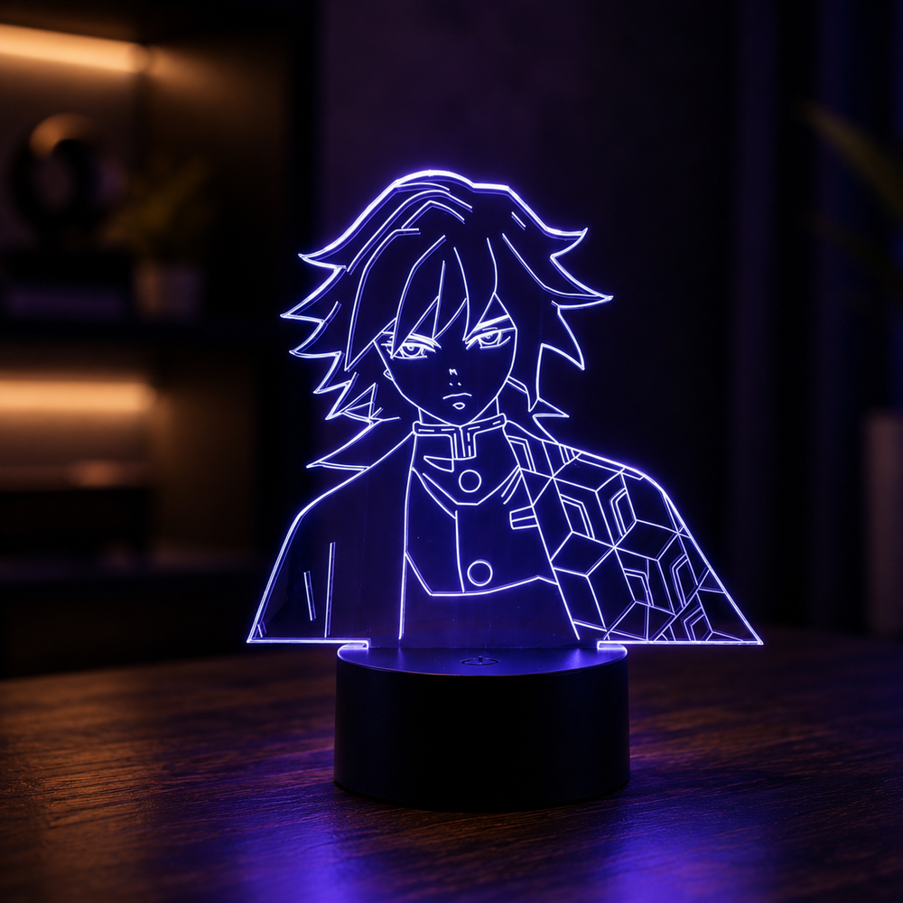 Lampe LED 3D – La Lueur des Hashira (Demon Slayer)