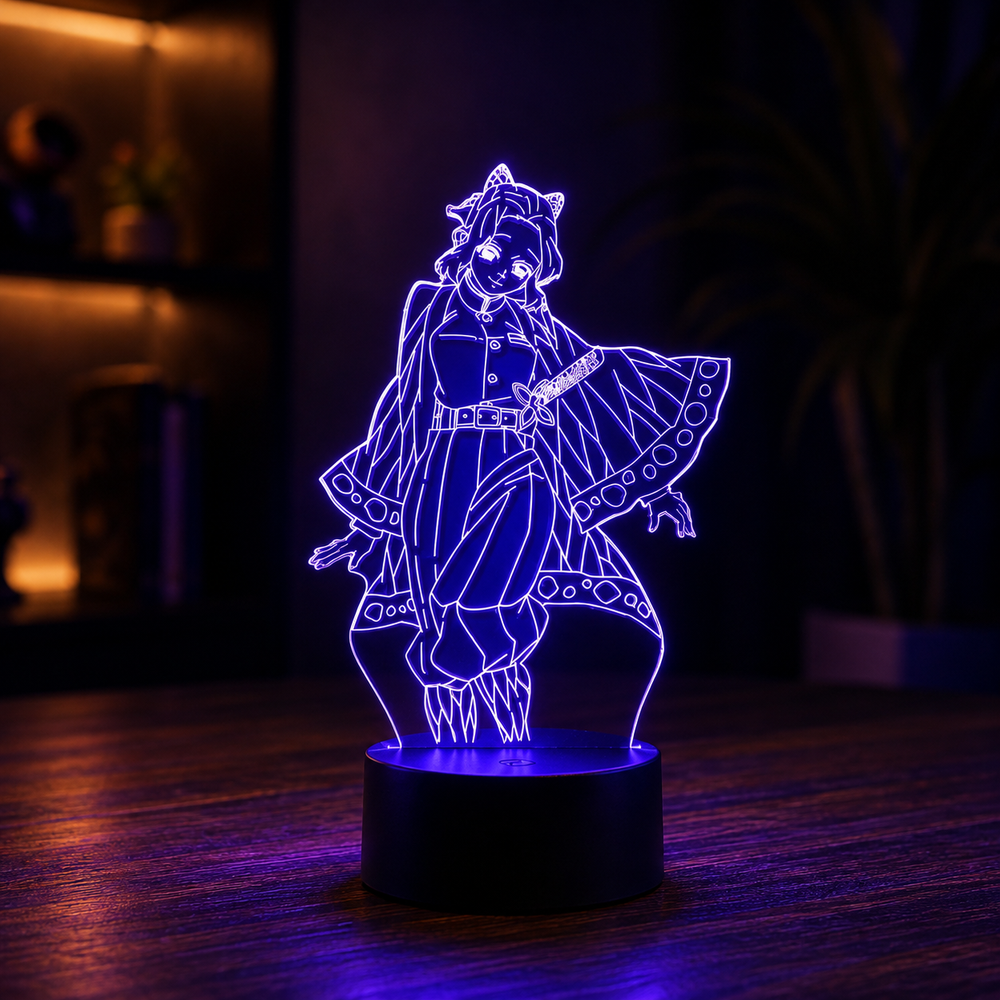Lampe LED 3D – La Lueur des Hashira (Demon Slayer)