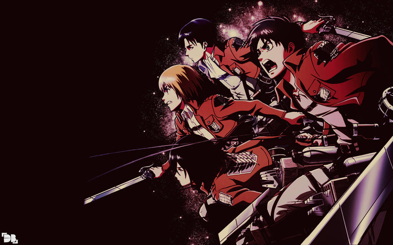 univers anime Attack on Titan titan colossal rumbling ambiance manga décoration anime